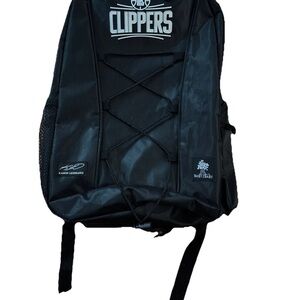 NBA Clippers Black Backpack with Signature